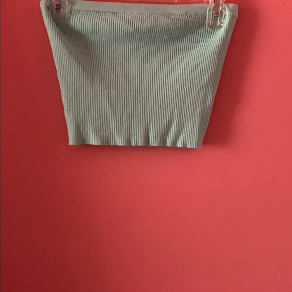 Light blue tube top
